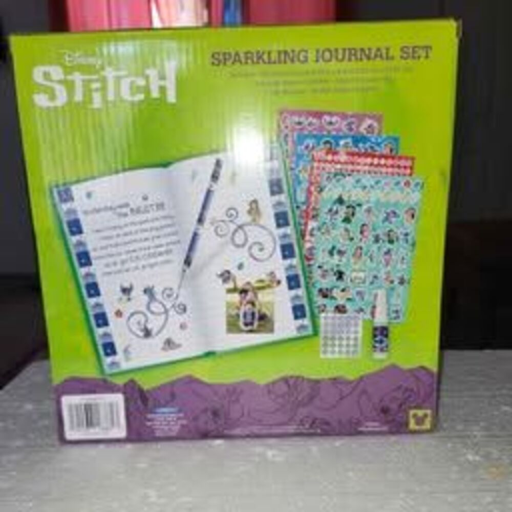 Disney Stitch Sparkling Journal Set - Picture 2 of 3